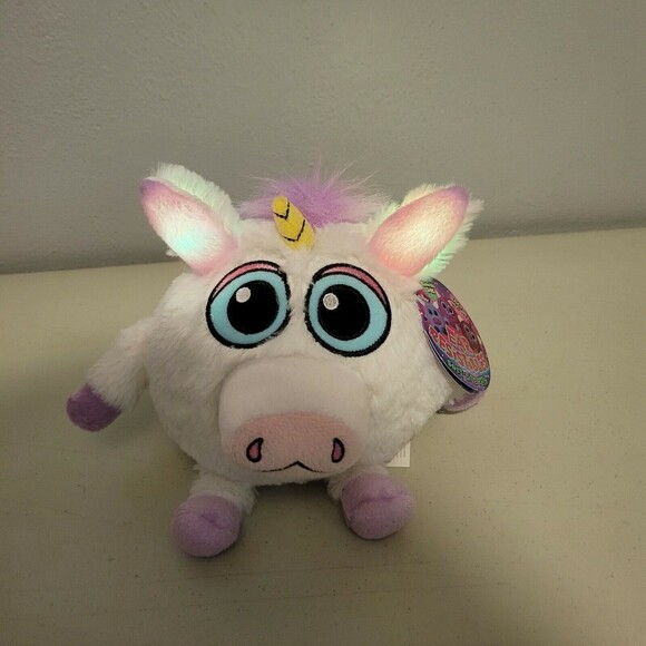 Unicorn Plush Ear Resistibles Stuffed Animal Jay At Play Changes Colors NWT - Picture 8 of 12